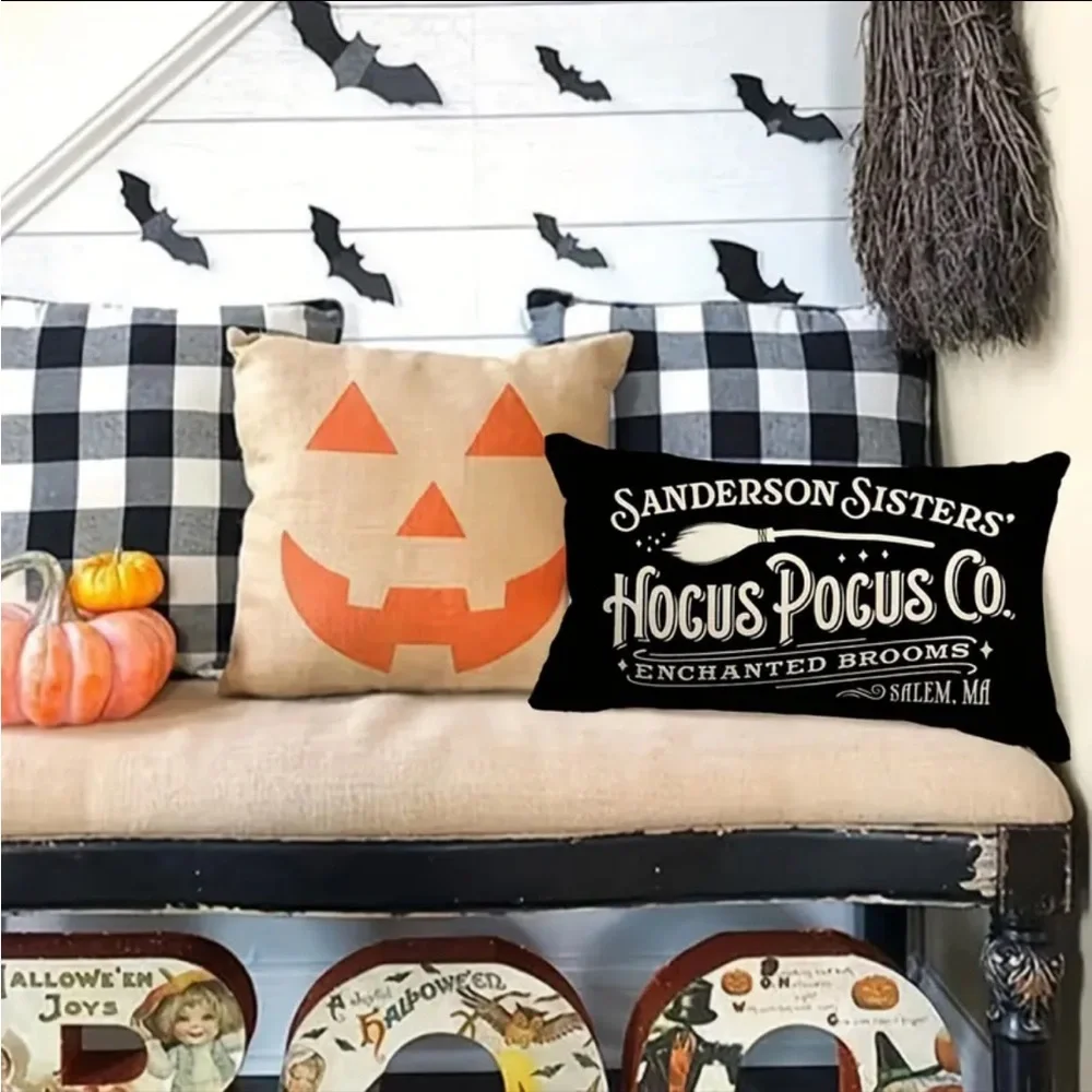Sanderson Sisters Halloween Pillow Cover, NWT